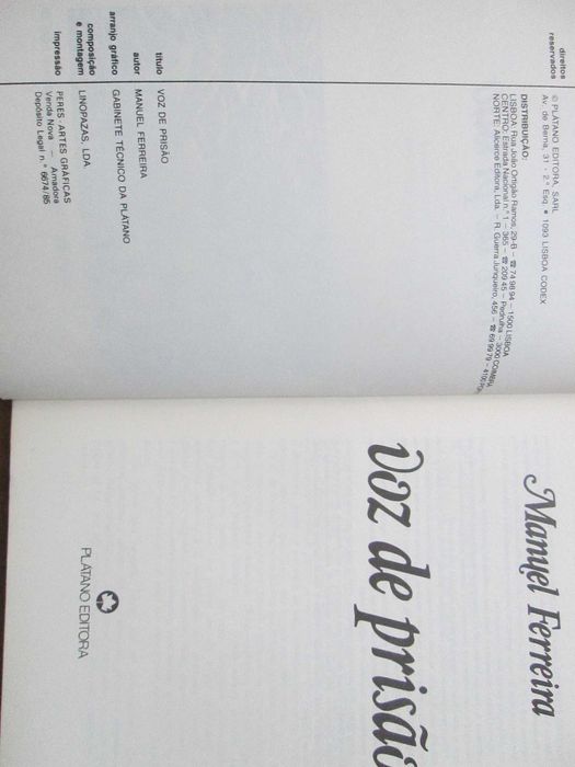 Voz de Prisão, de Manuel Ferreira