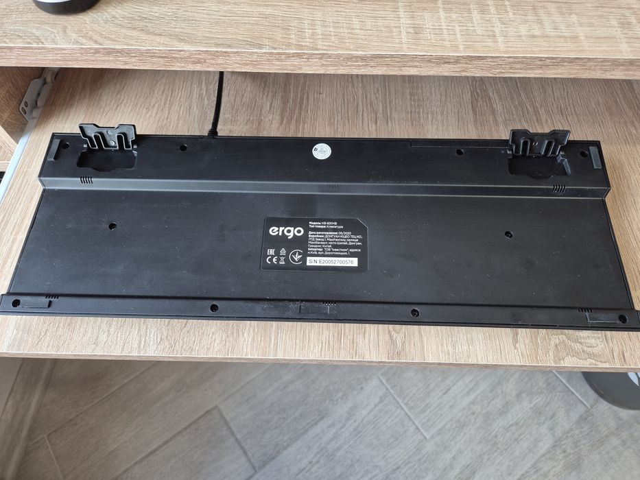 Геймінгова клавіатура ERGO KB-830 HB 3 RGB-підсвіткою