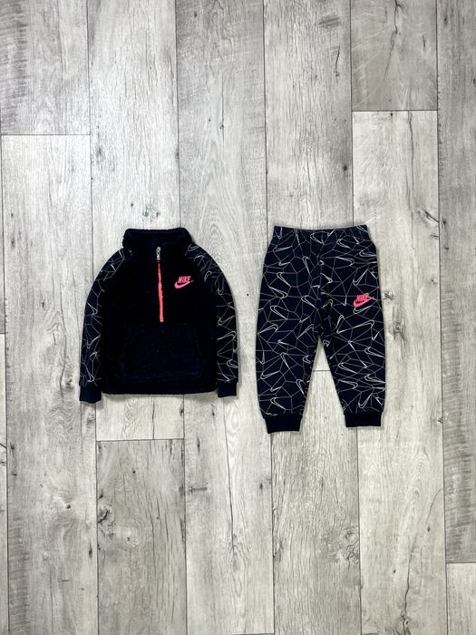 Nike спортивный костюм 24 месяца 86-92 см детский черный оригинал