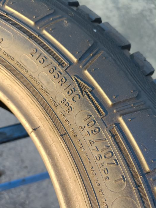 E15, 215/65R16c Michelin Agilis CrossClimate z 2022r 6.5mm