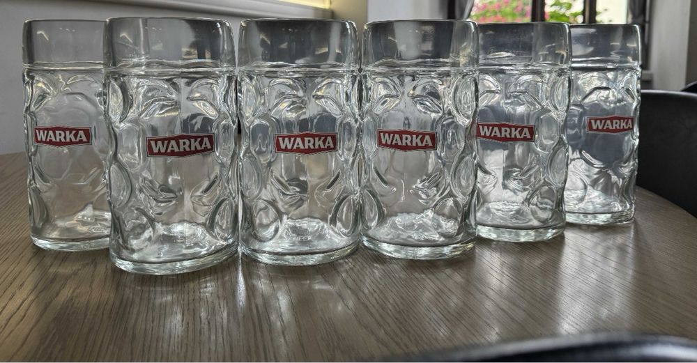WARKA Kufle 6 sztuk 1L