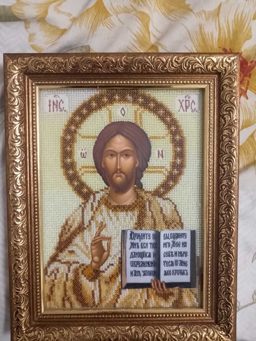 Икони свадибние  з бесеру ручна робота пара