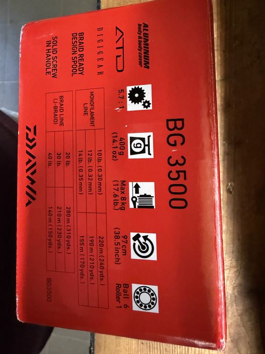 Kołowrotek Daiwa BG 3500