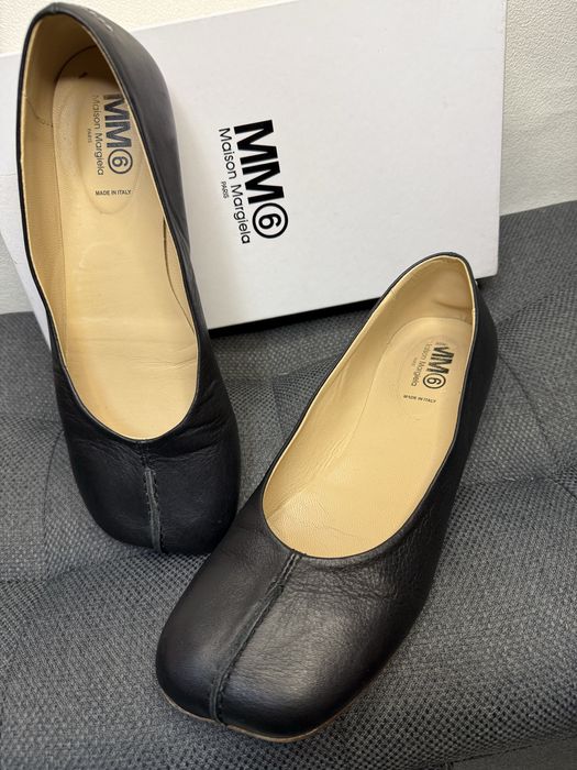 Шкіряні балетки MM6 Maison Margiela Розмір 39
