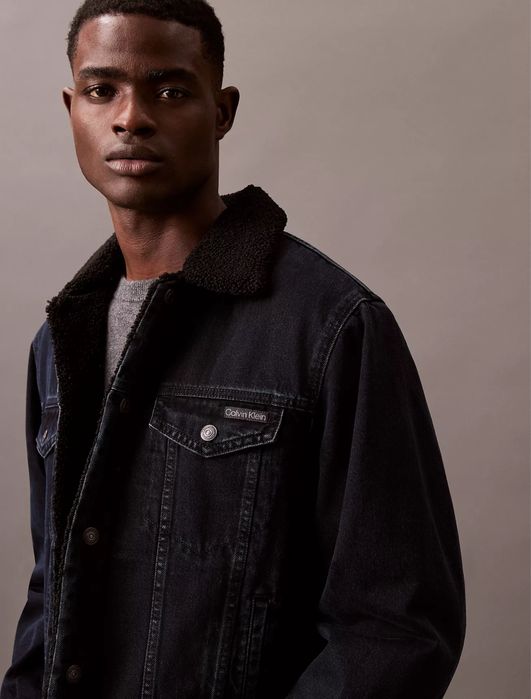 Куртка джинсовая Calvin Klein шерпа