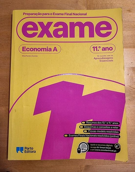 Preparação para o Exame Final Nacional - Economia A - 11.º Ano