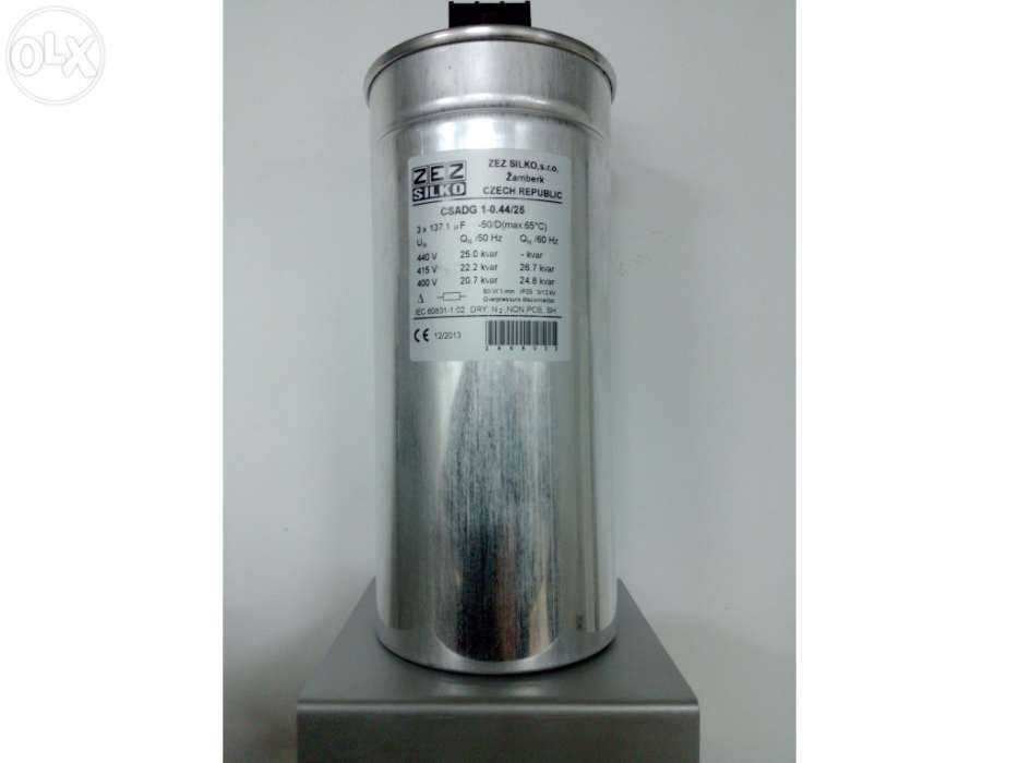 Condensadores para compençãr energia Reactiva