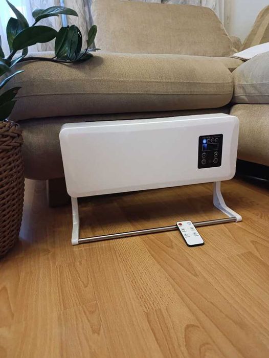 обогреватель настенный с пультом и сушкой тепло вентилятор дуйка LED