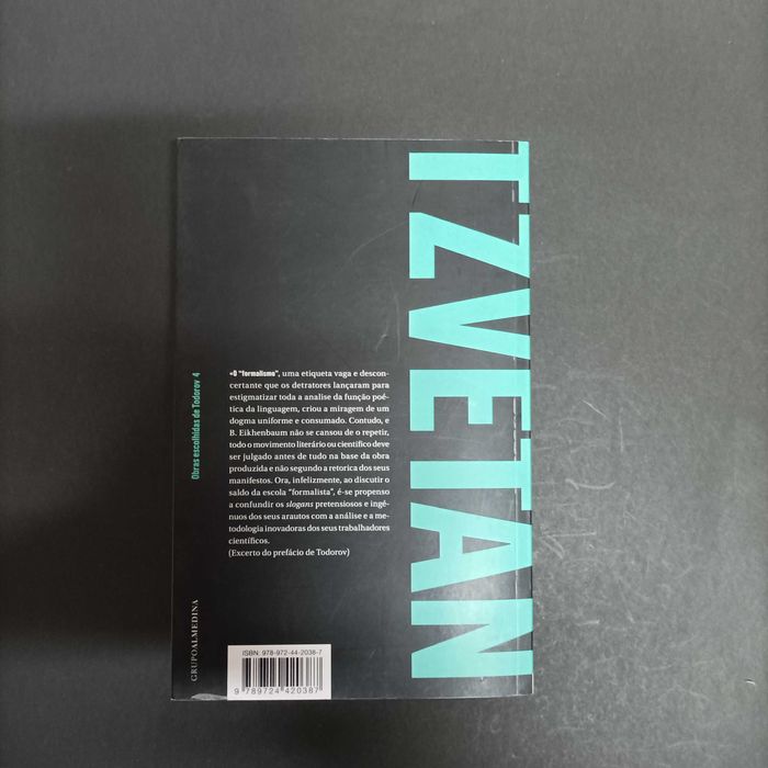 Teoria da Literatura  Tzetan Todorov