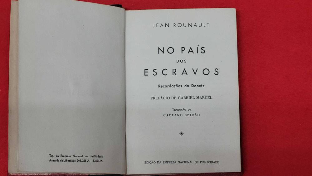 No País Dos Escravos- Jean Rounault