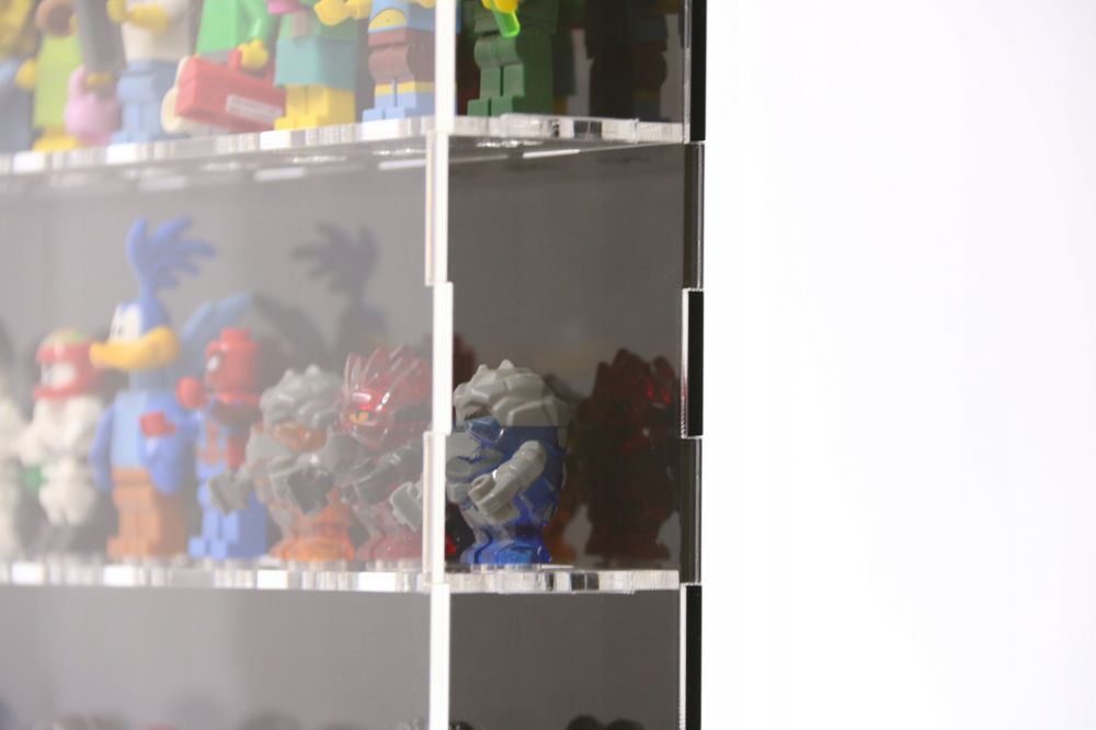 Duża Gablota Pojemnik Witryna Na 50 Lego Minifigurki Figurki