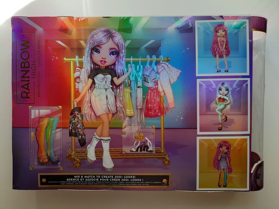 Rainbow high Avery Styles lalka peruka ubrania akcesoria NOWA