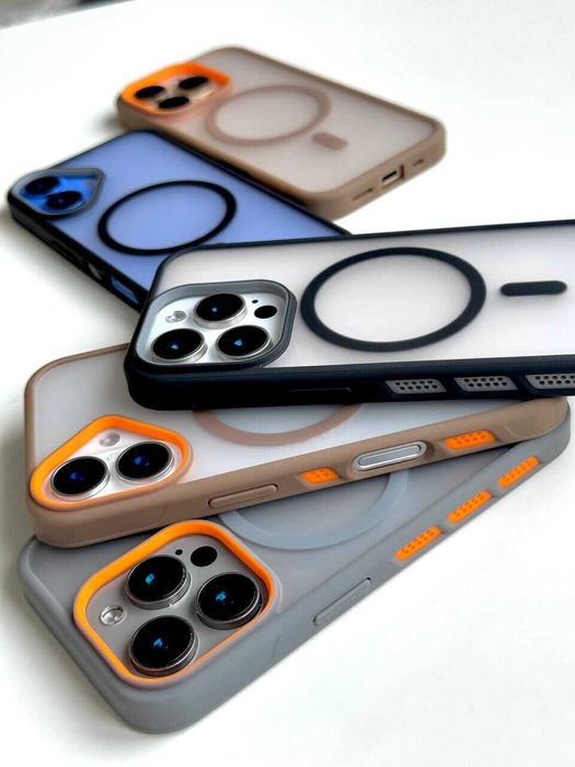 Чохол iPhone 17 та інші MagSafe АСОРТИМЕНТ, широка палітра, дизайни