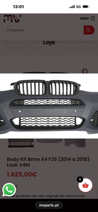 Vendo Body kit look x4M