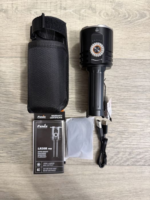 Ручний пошуковий ліхтар Fenix LR35R PRO з акумулятором