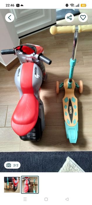 Vendo uma moto,e uma trotineta,20€ cada