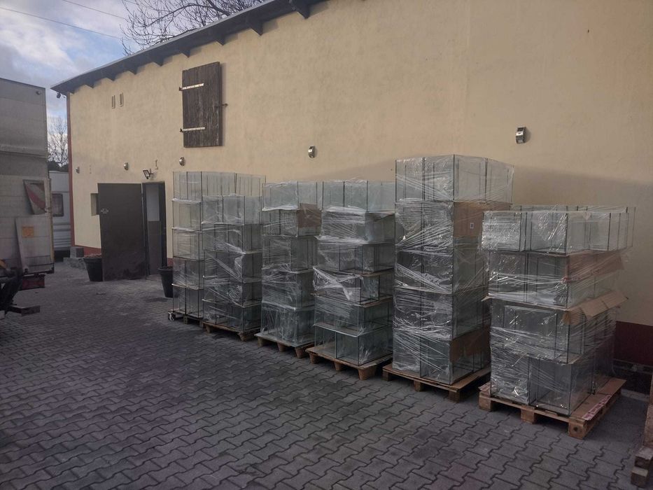Akwarium proste z pokrywą i stelażem 600 litrów 200x50x60