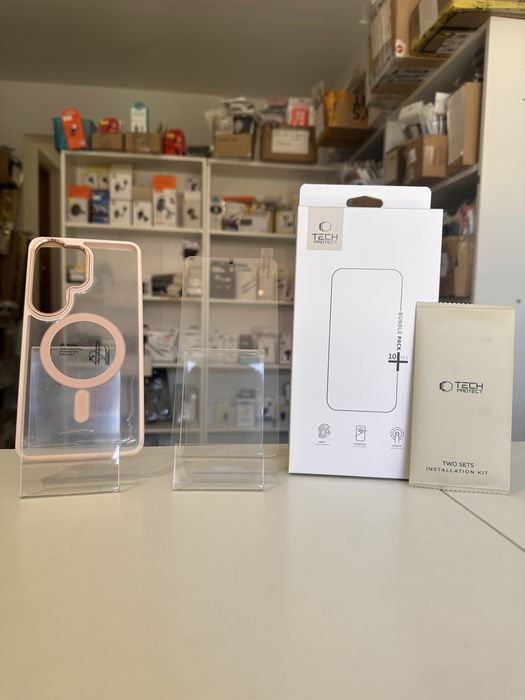 Etui Plecki z MagSafe + SZKŁO hartowane firmy TechProtect do SAMSUNG GALAXY S26 ULTRA