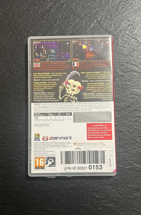 Gra Hellmut The Badass from Hell Nintendo Switch pudełkowa