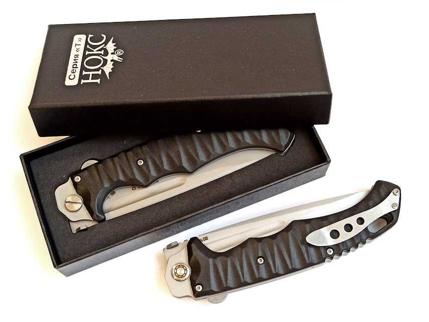 Ніж складний Нокс Кугуар Нож складной Кугуар Нокс сталь D2