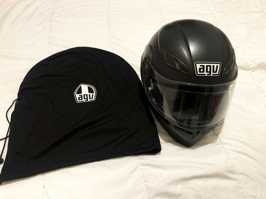 Capacete Modular AGV c/ PinLock + capa protectora