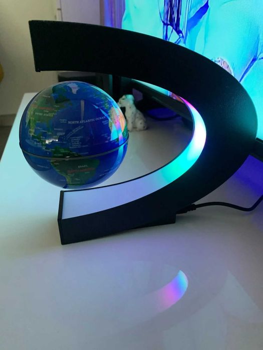 Магнитный Плавающий Глобус с LED-Подсветкой