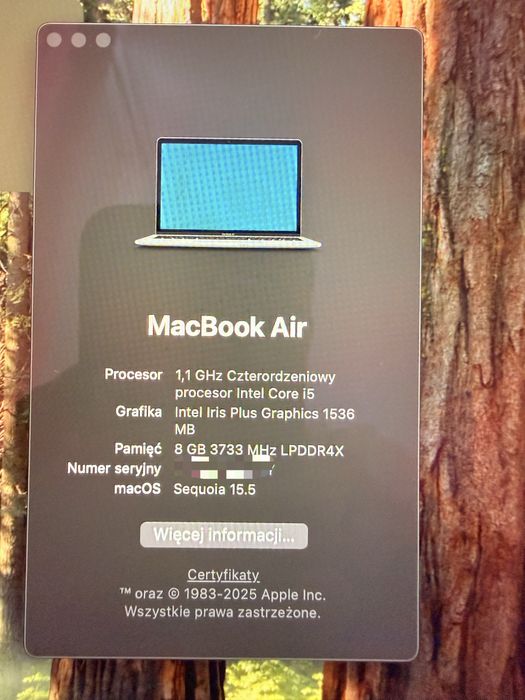 Sprzedam Apple MacBook Air
