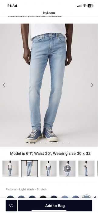 Levi’s levis 512 Slim Taper W32 L30