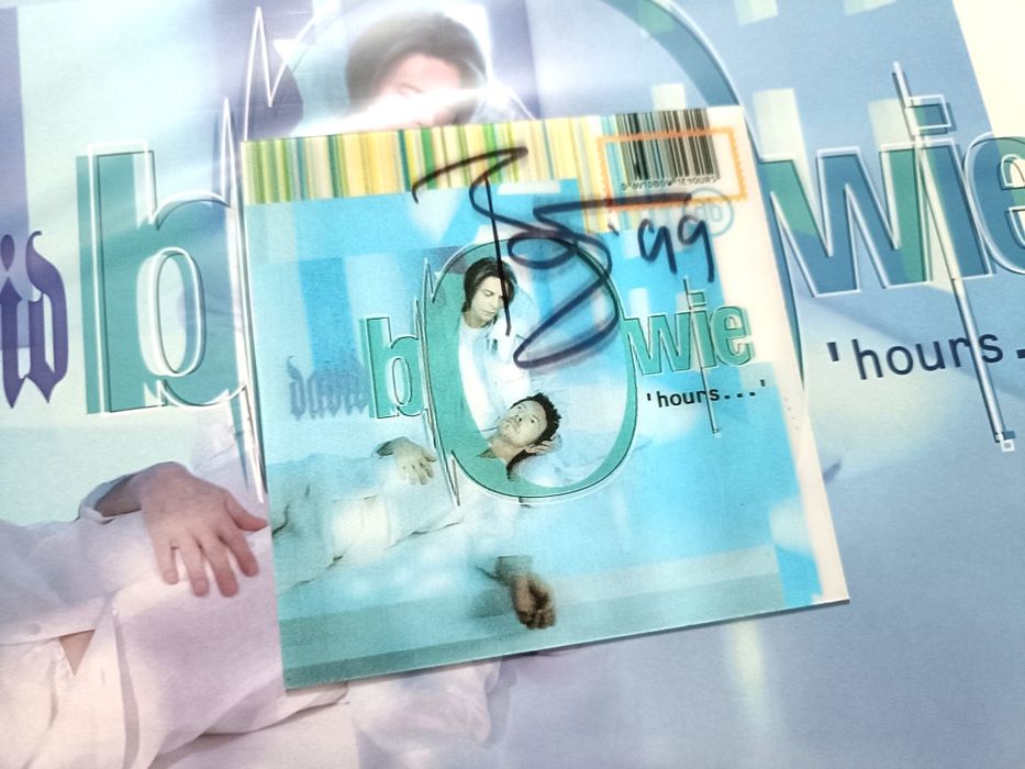 David Bowie Hours Autógrafo