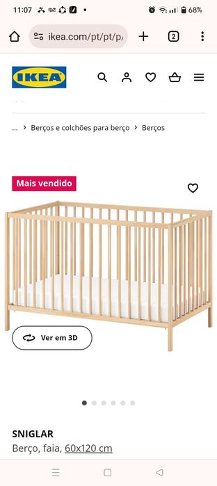 Cama de criança Ikea