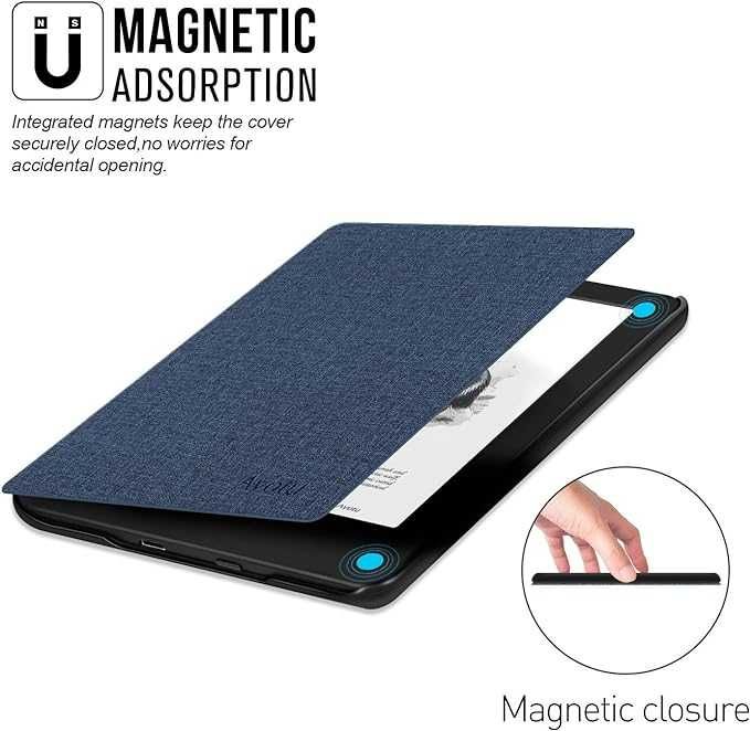 Etui na Kindle 10. generacji w kolorze ciemnoniebieskim