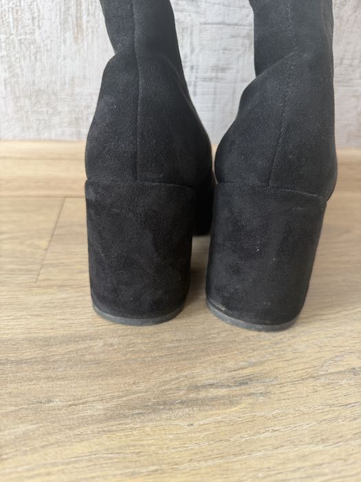 Чоботи зима єврозима ботфорти замшеві