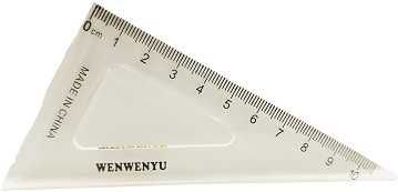 Zestaw kreślarski - geometryczny - linijka 20cm