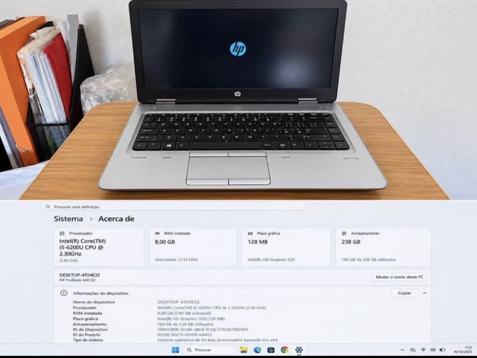 Portatil  HP Probook  640 G2
