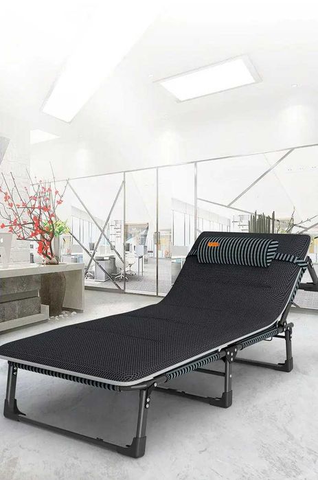 Розкладне ліжко шезлонг WCG FB-S02-PM + матрац з сітки 3D Air-Mesh