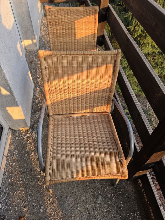 Krzesla rattanowe- 6 sztuk