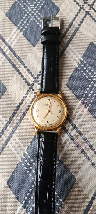 Pozłacany Męski zegarek vintage