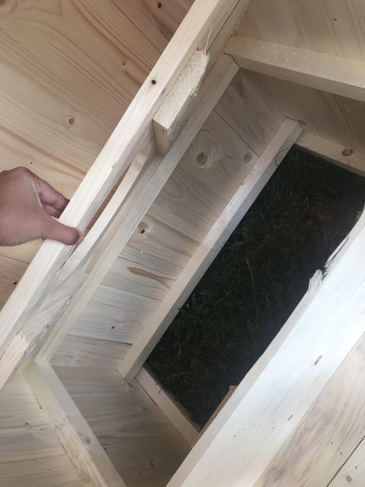 Туалет дерев‘яний, вуличний, на дачу, конструктором