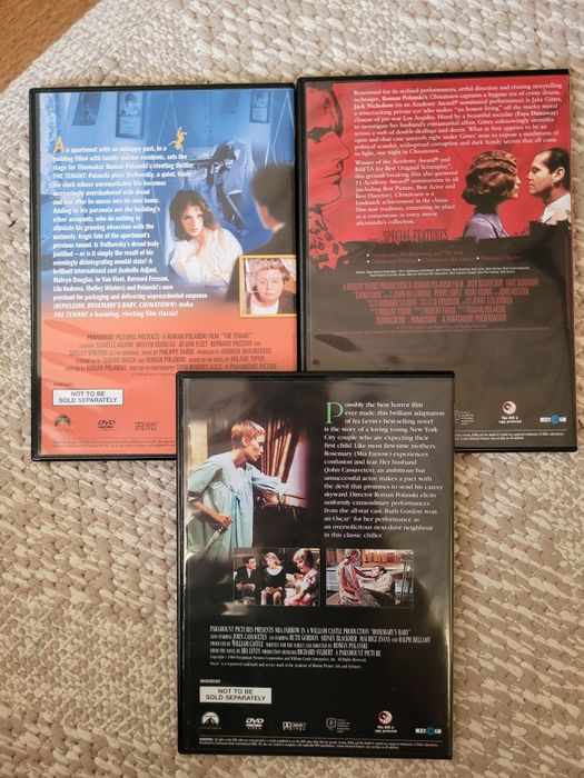 Roman Polanski Kolekcja 3 filmow DVD