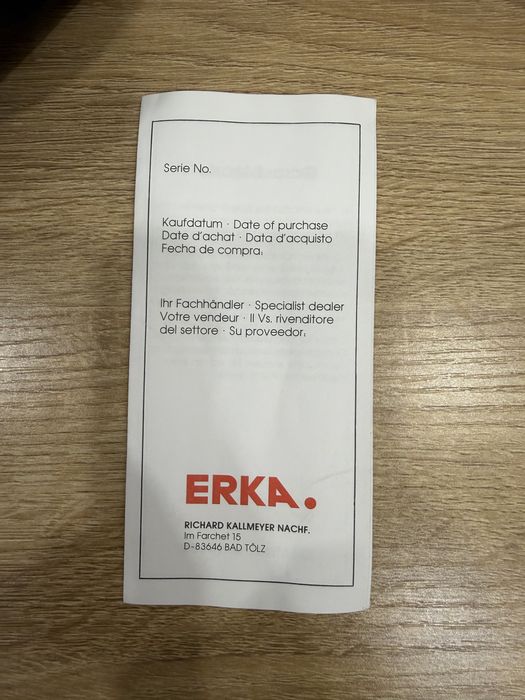 ERKA Perfect Aneroid – Esfigmomanómetro + Estetoscópio – Novo