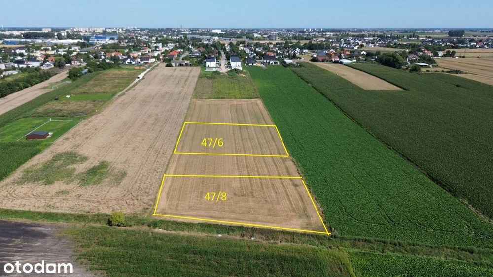 Działka pod bliźniaki i szeregi przy ulicy Polnej