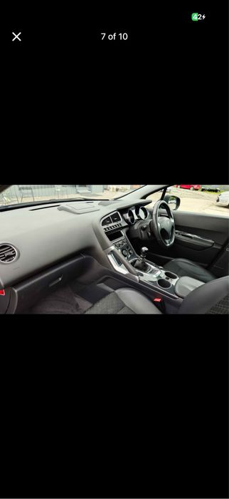 2013 Peugeot 3008 1.6 hdi allure Czarny Anglik