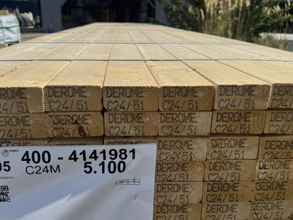 BWS - Drewno Konstrukcyjne Suche Strugane C24 45x95mm Świerk