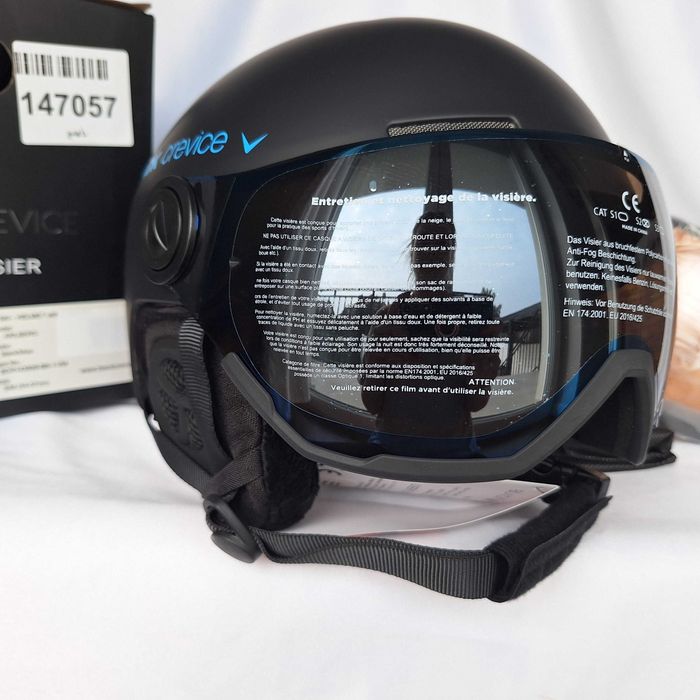 Kask narciarski Black Crevice Arlberg Black Blue Matt S/M 54-57cm