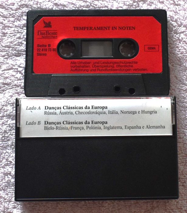 Temperamento em Notas - Danças Clássicas da Europa (1992 - cassete)