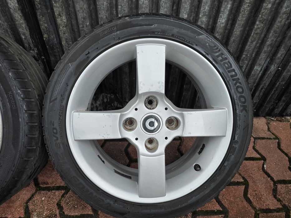 Felgi z oponami 205/45R15 Smart Forfour I 4x114,3 Chevrolet Lacetti
