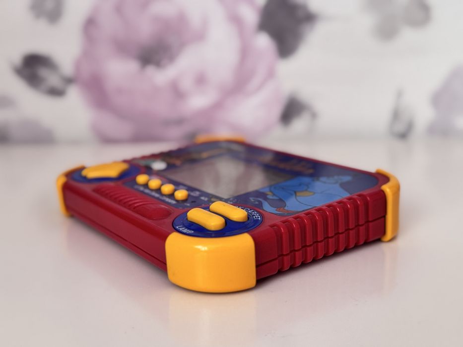 Gra elektroniczna Aladyn Disney, Tiger Electronic, vintage 1990