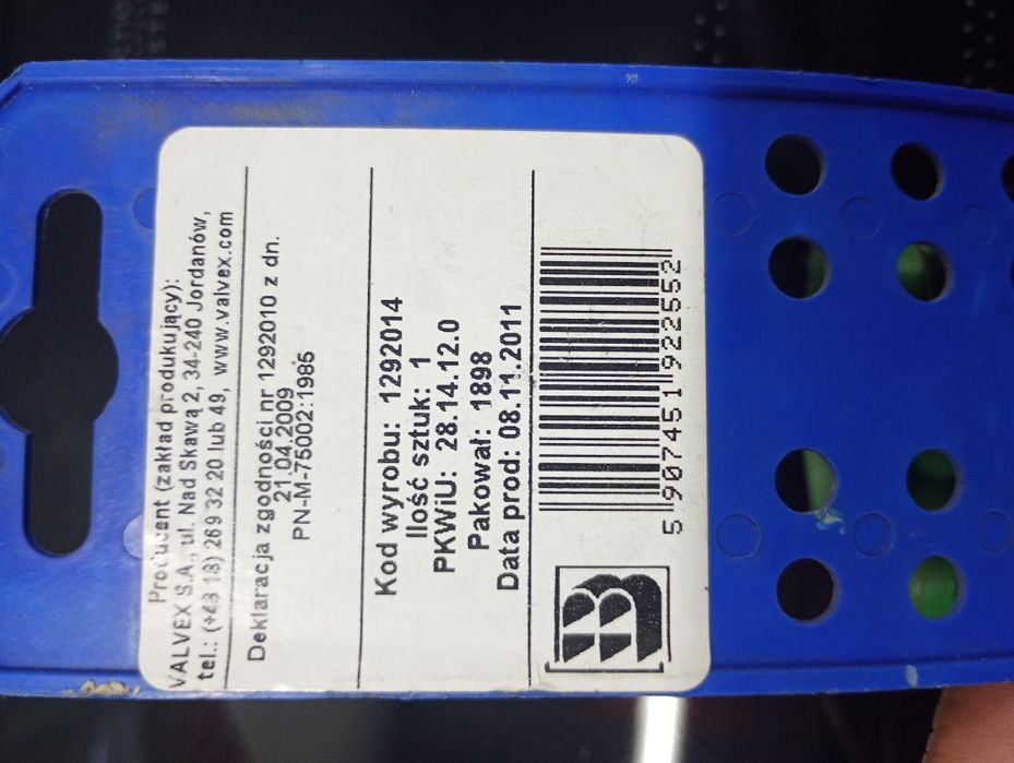 Zawór przelewowy 1/2