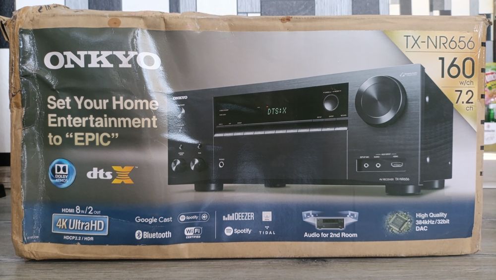 Amplituner ONKYO TX-NR656 7.2 Atmos, TrueHD