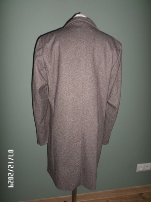 piękny firmowy płaszcz męski-rozmiar-M-STEEL&JELLY